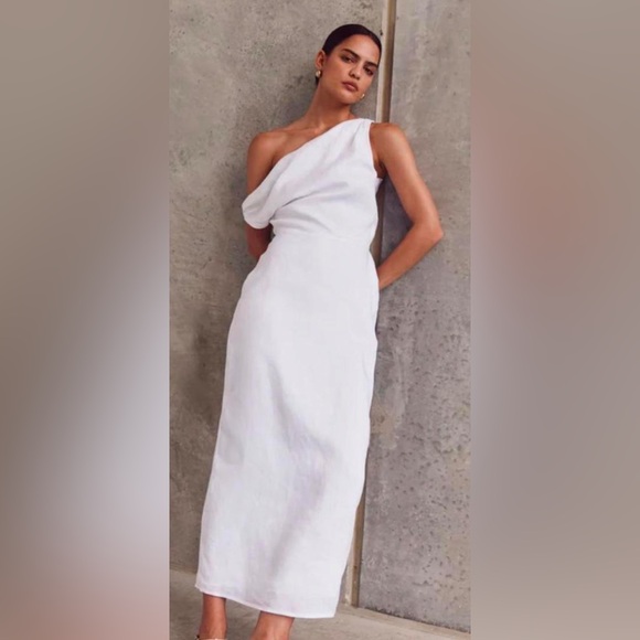 DISSH Dresses & Skirts - DISSH White linen Dress